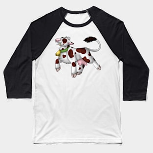 Happy Moo: Chocolate Spots Baseball T-Shirt